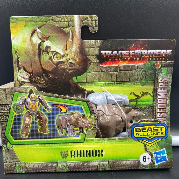 Transformers Rise of the Beasts Battle Changer Rhinox Figure - Picture 1 of 2